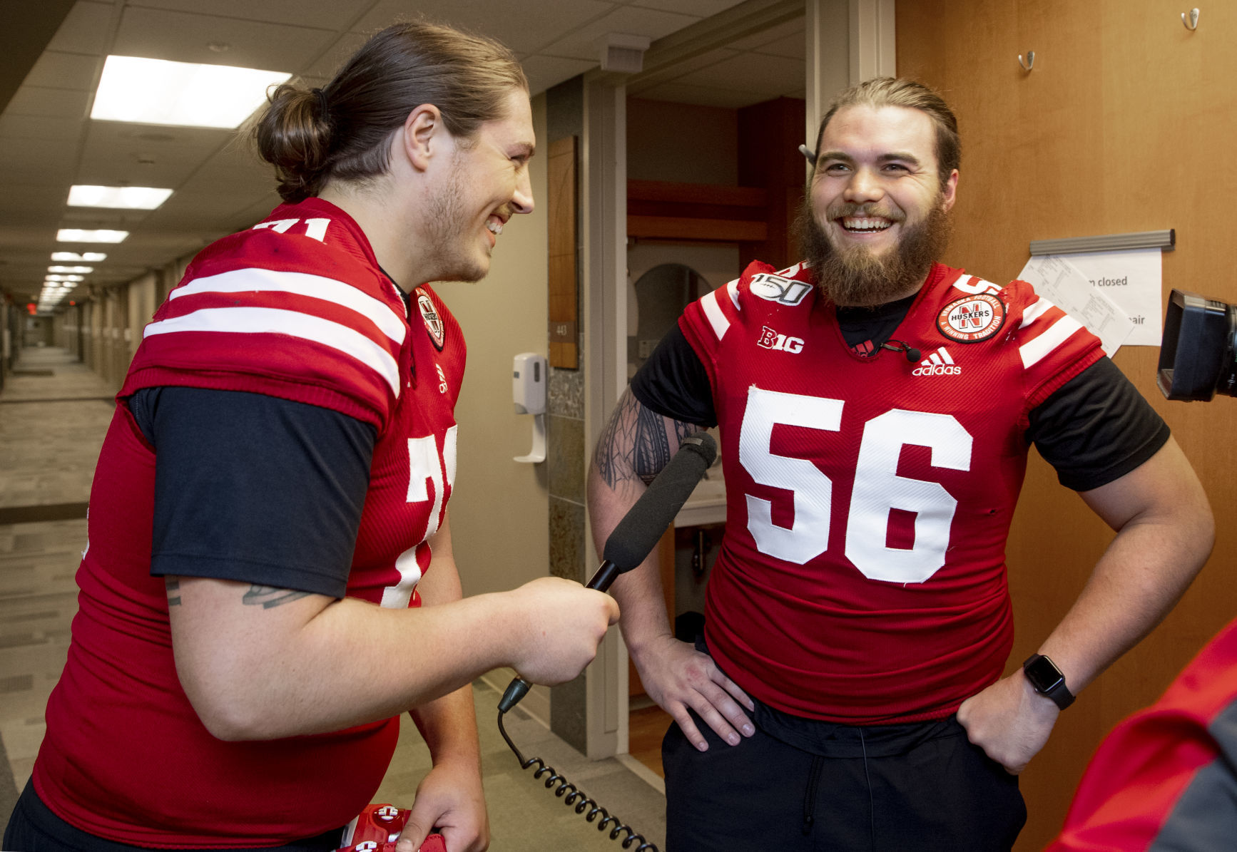 Huskers Visit CHI Health St. Elizabeth, 11.27